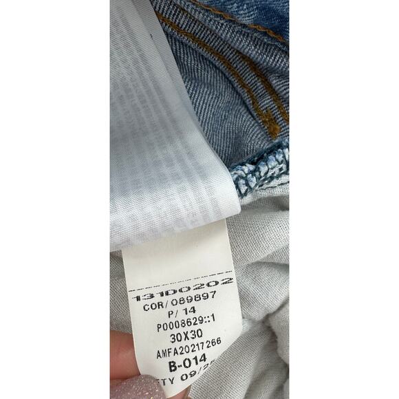 Abercrombie Fitch 90's Straight Jeans High Rise Denim 30 30x30 Vintage Stretch - Picture 11 of 11